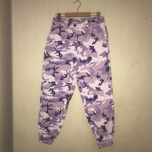 Purple Camo Joggers